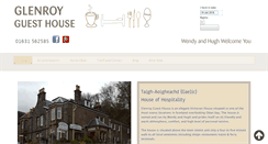 Desktop Screenshot of glenroyguesthouse.co.uk