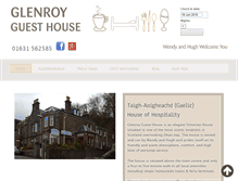 Tablet Screenshot of glenroyguesthouse.co.uk